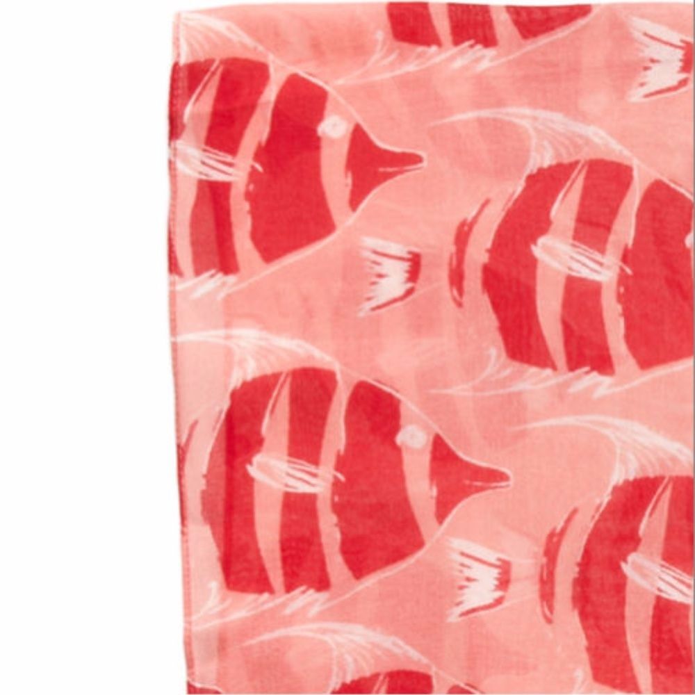 Kate Spade Long Dive Right In Scarf Geranium - Picture 4 of 6
